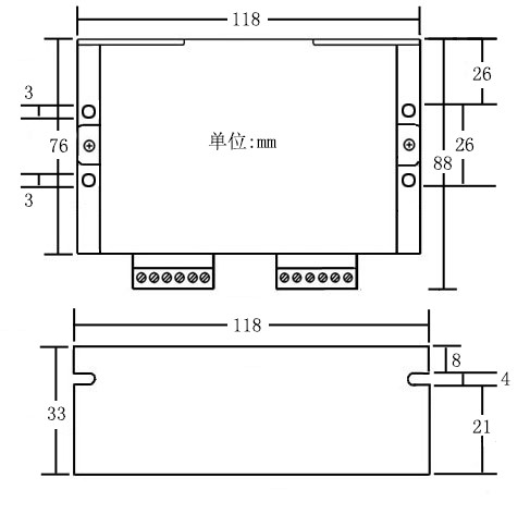 42/57步進電機驅(qū)動器 自發(fā)脈沖 驅(qū)動控制一體 QD50(圖1)